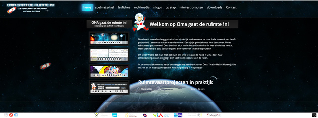 Oma gaat de ruimte in