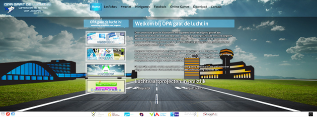 Opa Gaat de lucht in